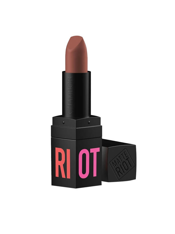 Chambor Brown Matte Riot Lipstick 284 | Grocsy
