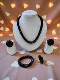 Inhanns Rangshine 4-In-1 Crystal Glam Set - Handmade - Black | Grocsy