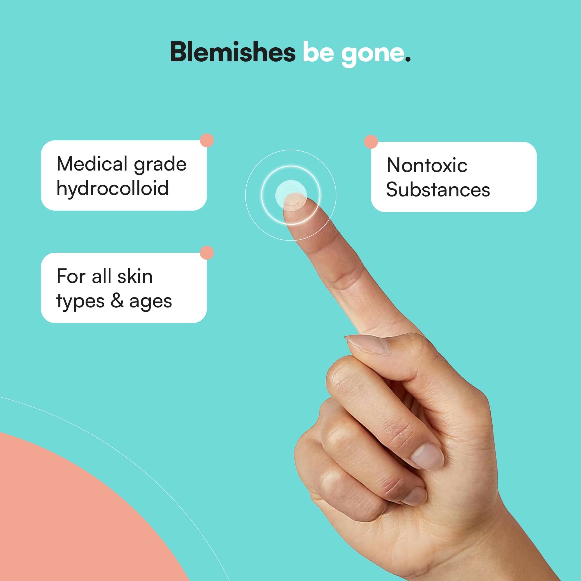 Xokit Pimple Patches for Face, Hydrocolloid Acne Patch for Acne Treatment - Invisible Facial Stickers Covers | Grocsy