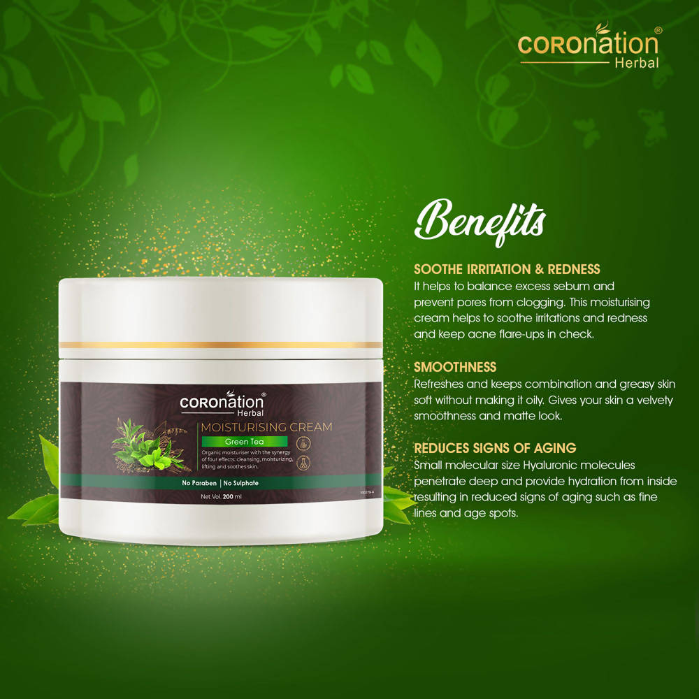 Coronation Herbal Fuji Matcha Green Tea Moisturizing Cream | Grocsy