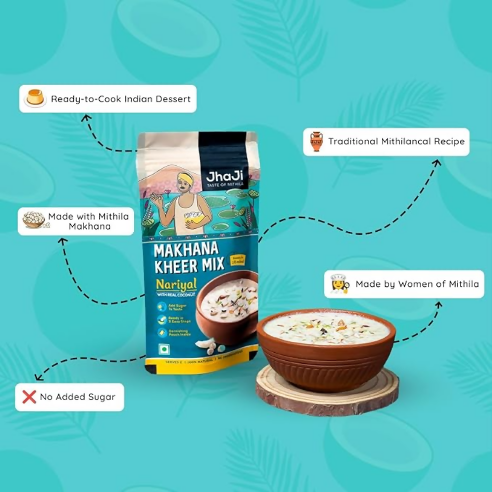 Jhaji Store Homemade Makhana Kheer Instant Mix | Grocsy