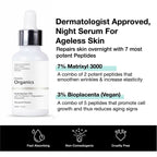 Dravida Organics Multi Peptide Anti Aging Night Serum | Grocsy