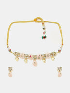 Ruby Raang Gulnaar Necklace And Earrings Set | Grocsy