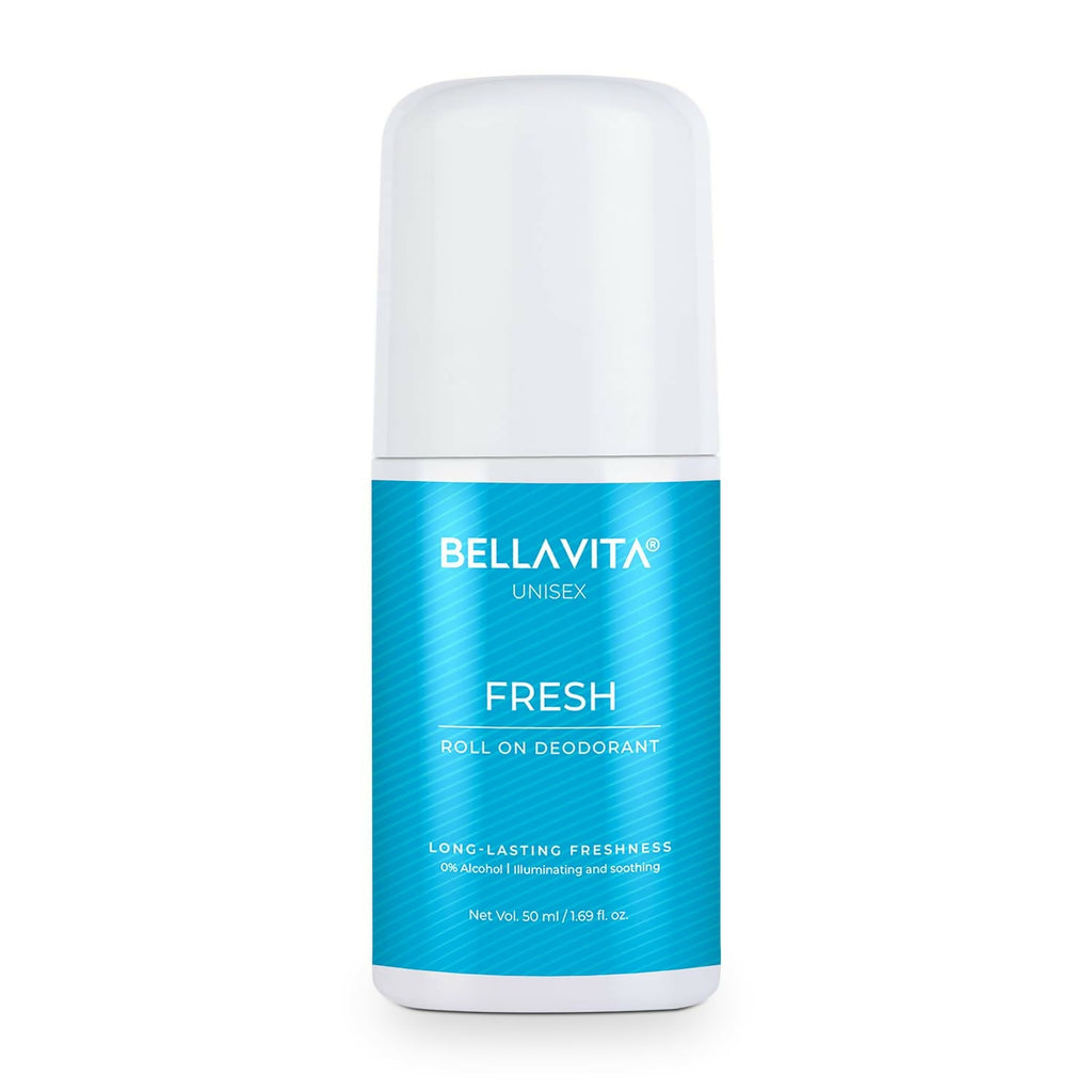 Bella Vita Fresh Natural Underarm Roll On Deodorant for Men & Women | Grocsy