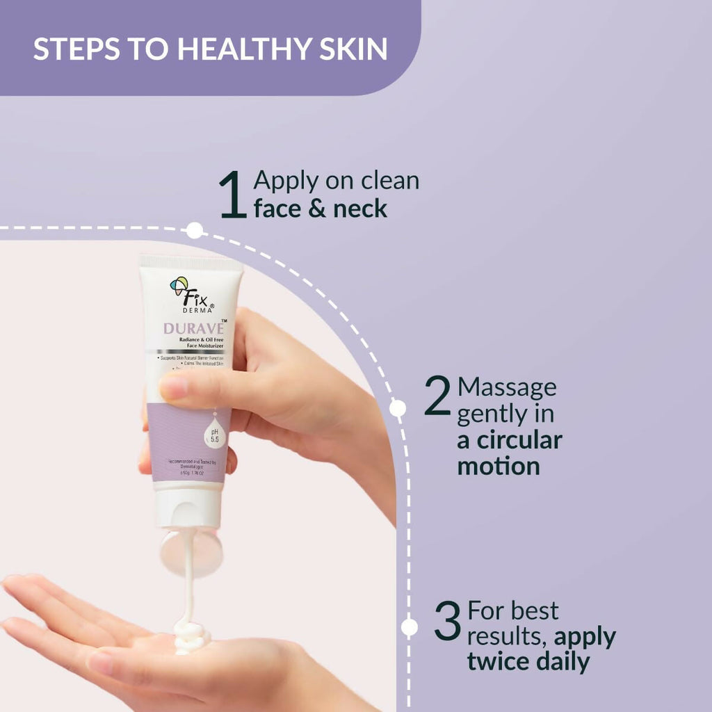 Fixderma Durave Radiance & Brightening Oil Free Face Moisturizer with Probiotics | Grocsy