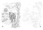 Scholars Hub My Book Of Pencil Shading For Kids (Set Of 5 Books) | 200 Pages | Landscape 1, Landscape 2, Birds And Animals, Potraits & Sketching. | Grocsy