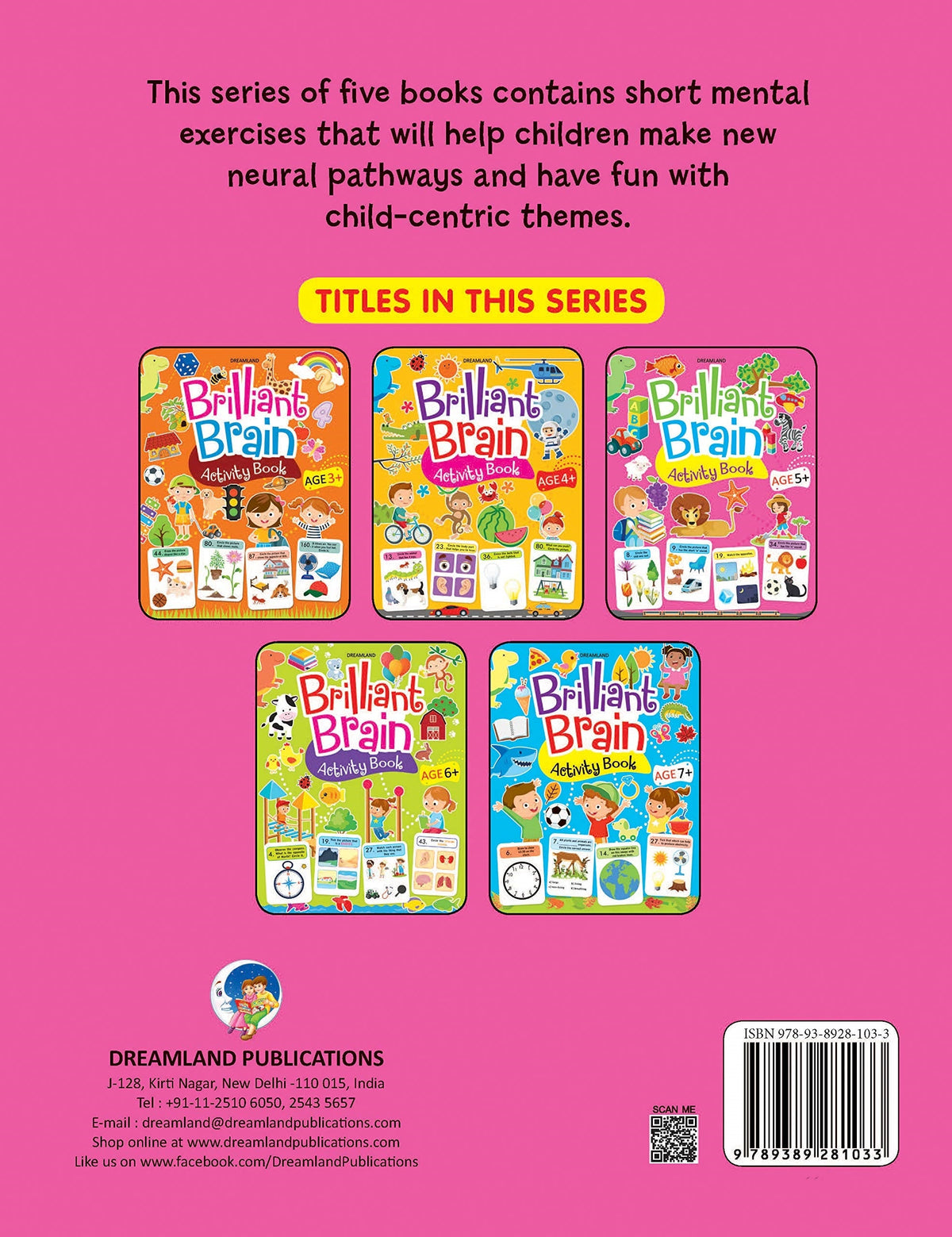 Dreamland Brilliant Brain Activity Book 5+ | Grocsy