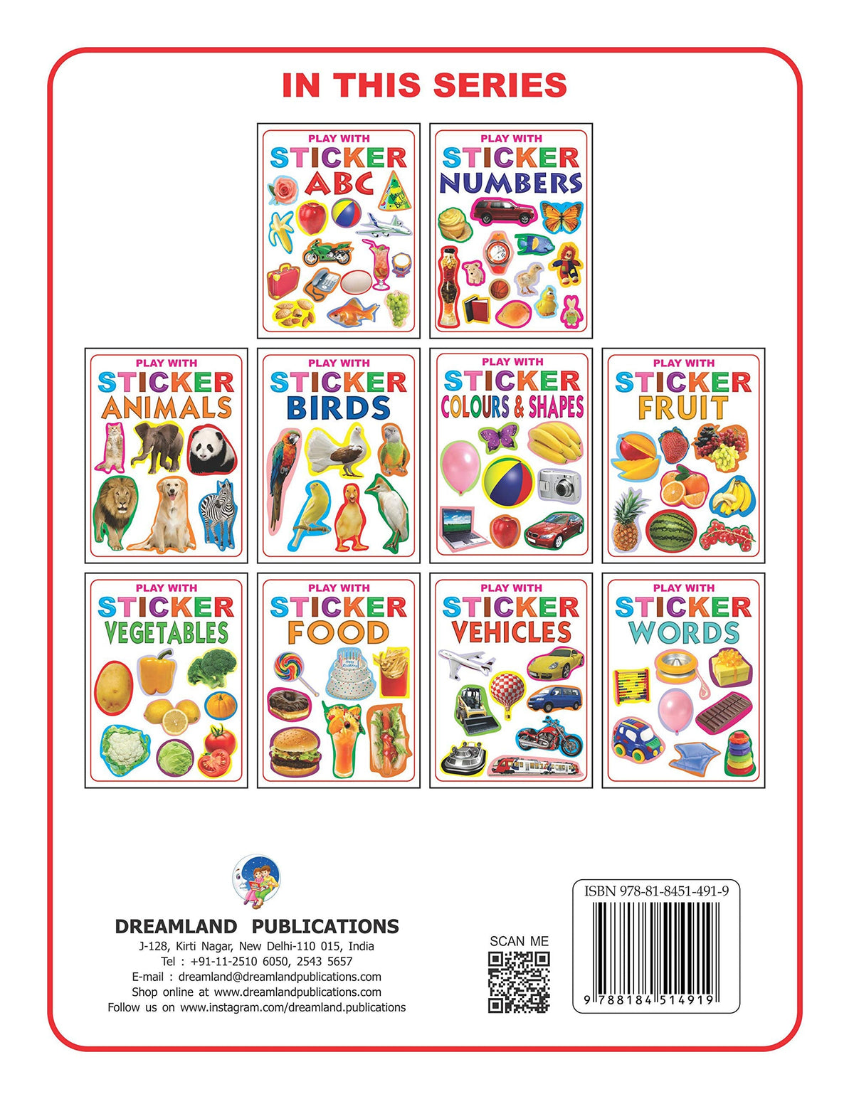 Dreamland Play With Sticker - Vehicles | Grocsy