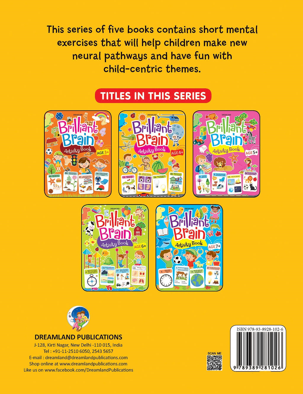 Dreamland Brilliant Brain Activity Book 4+ | Grocsy