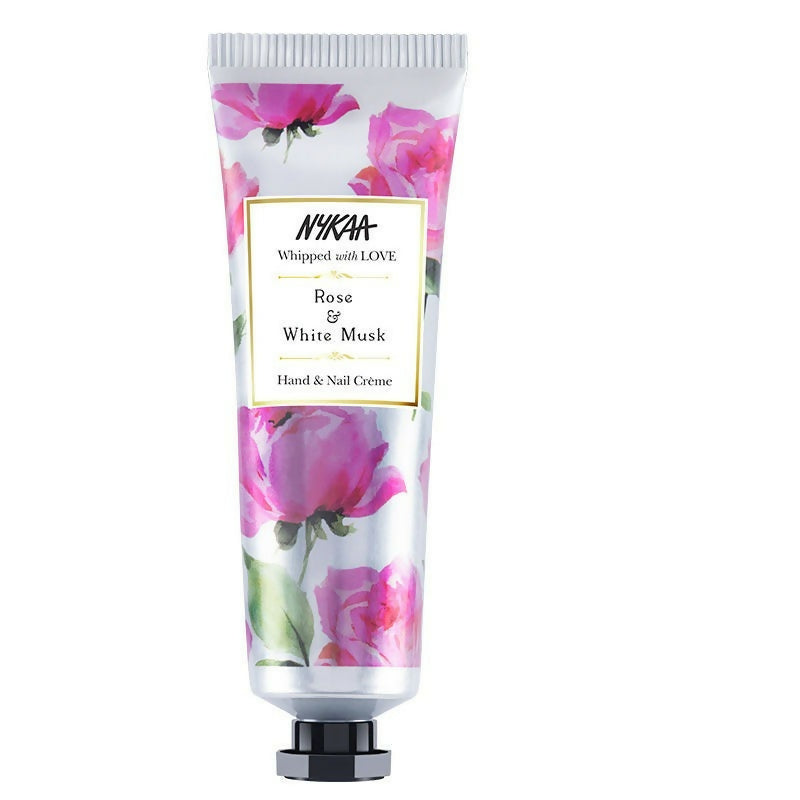 Nykaa Rose & White Musk Hand & Nail Creme | Grocsy