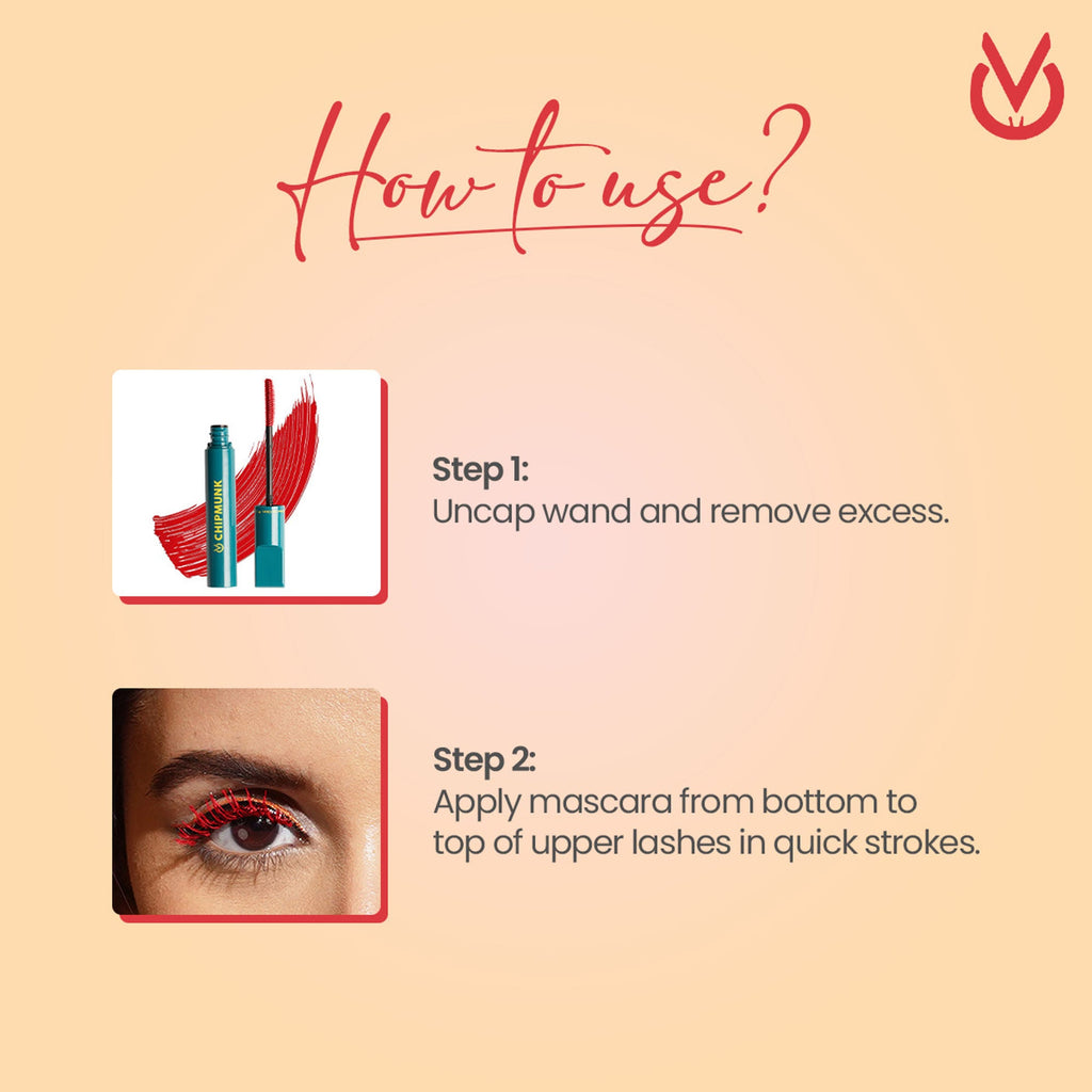 CHIPMUNK VER-Style All-Rounder Mascara - 53 Orange Cult | Grocsy