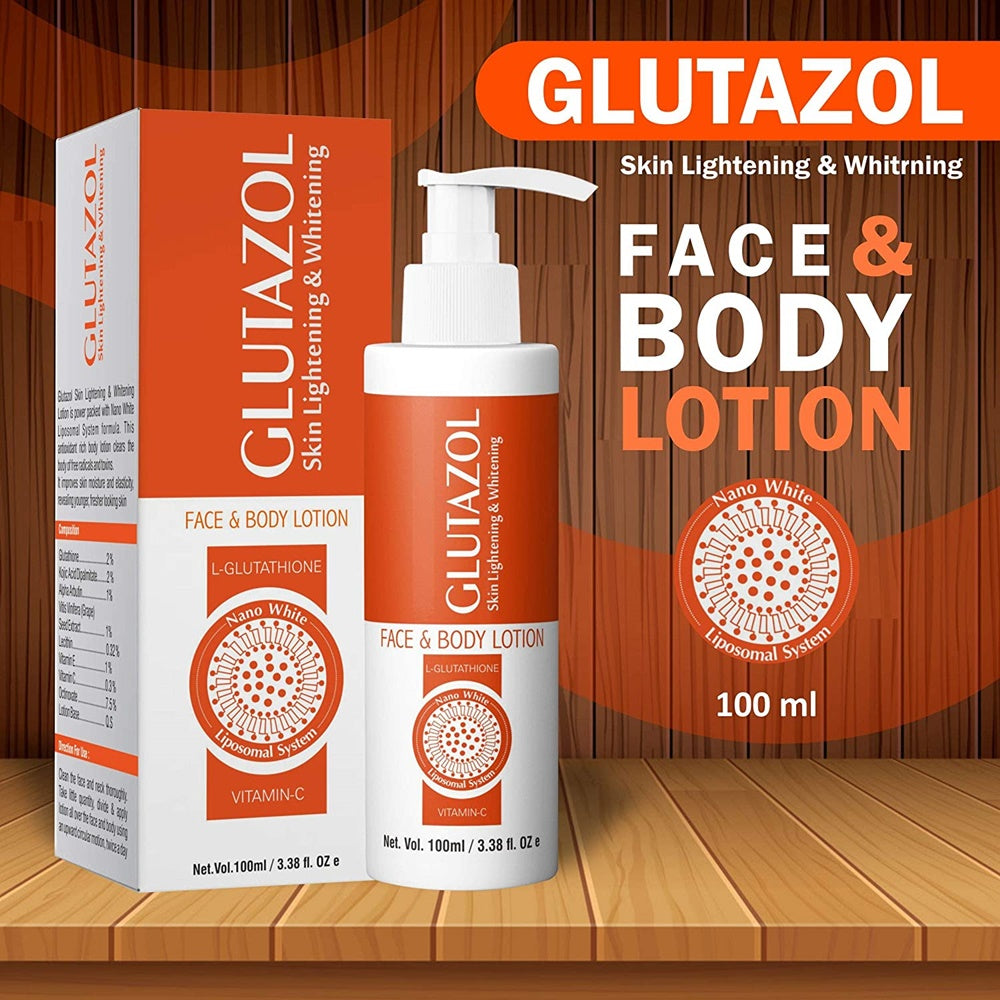 Glutazol Skin Lightening & Whitening Face & Body Lotion | Grocsy