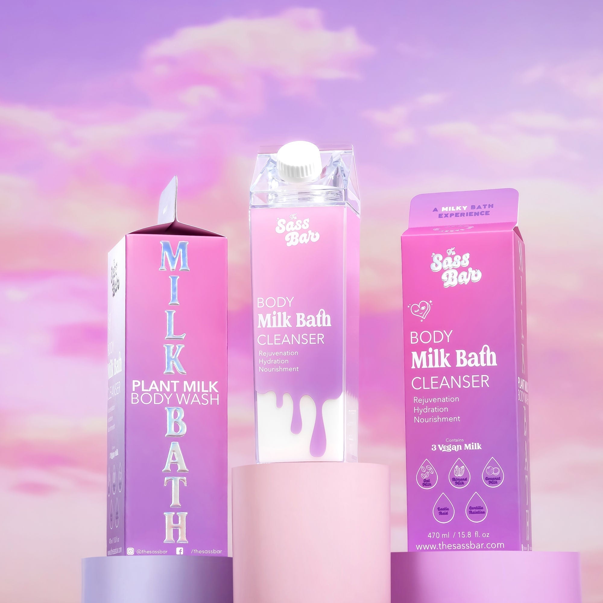 The Sass Bar Dusk Exfoliating Bodywash with Lactic Acid + Centella for Sensitive Skin | Grocsy