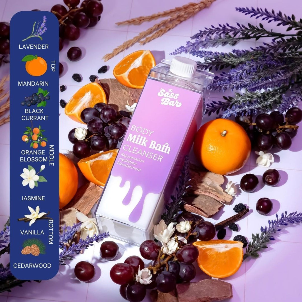 The Sass Bar Dusk Exfoliating Bodywash with Lactic Acid + Centella for Sensitive Skin | Grocsy