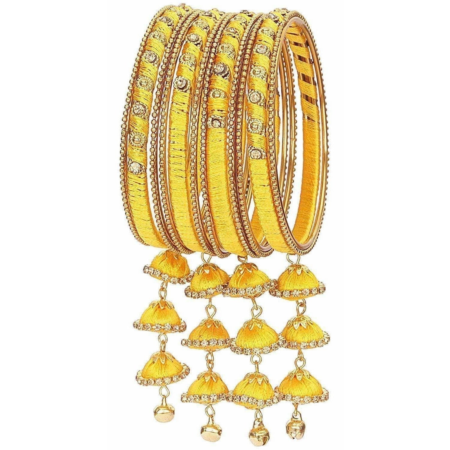 Silk Thread Bangle Set