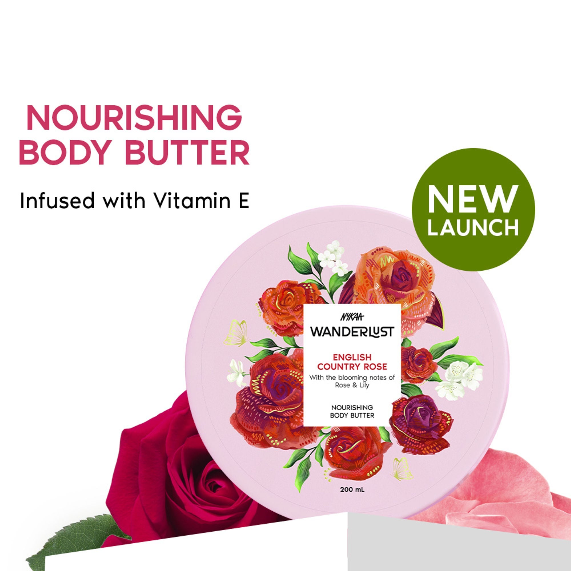 Wanderlust English Country Rose Body Butter | Grocsy