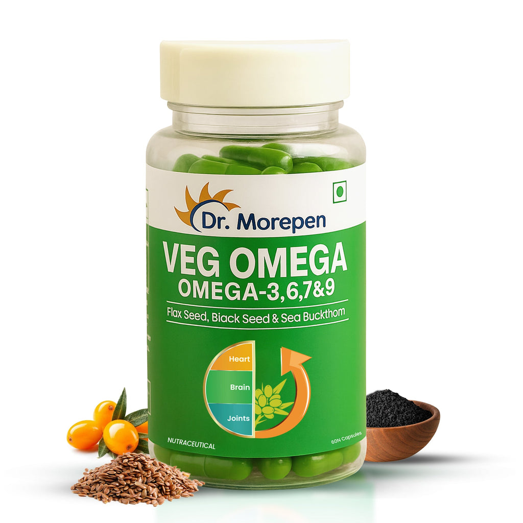 Dr. Morepen Veg-Omega Veg Capsules | Grocsy