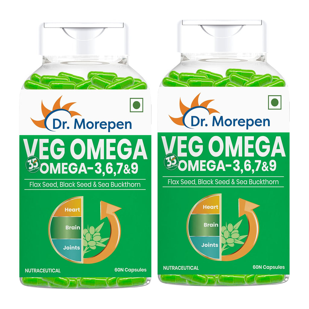 Dr. Morepen Veg-Omega Veg Capsules | Grocsy