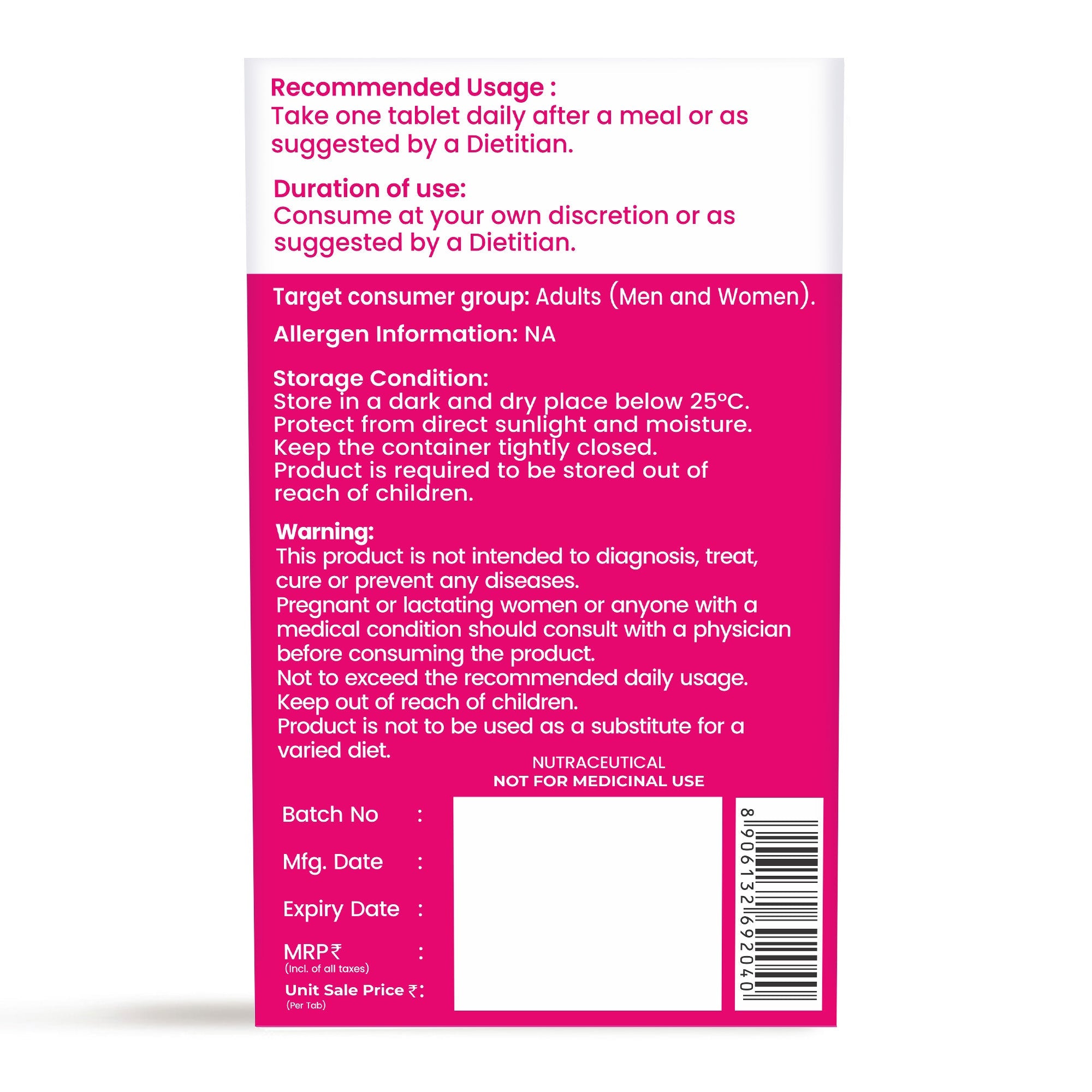 Dr. Morepen Biotin Plus Tablets | Grocsy