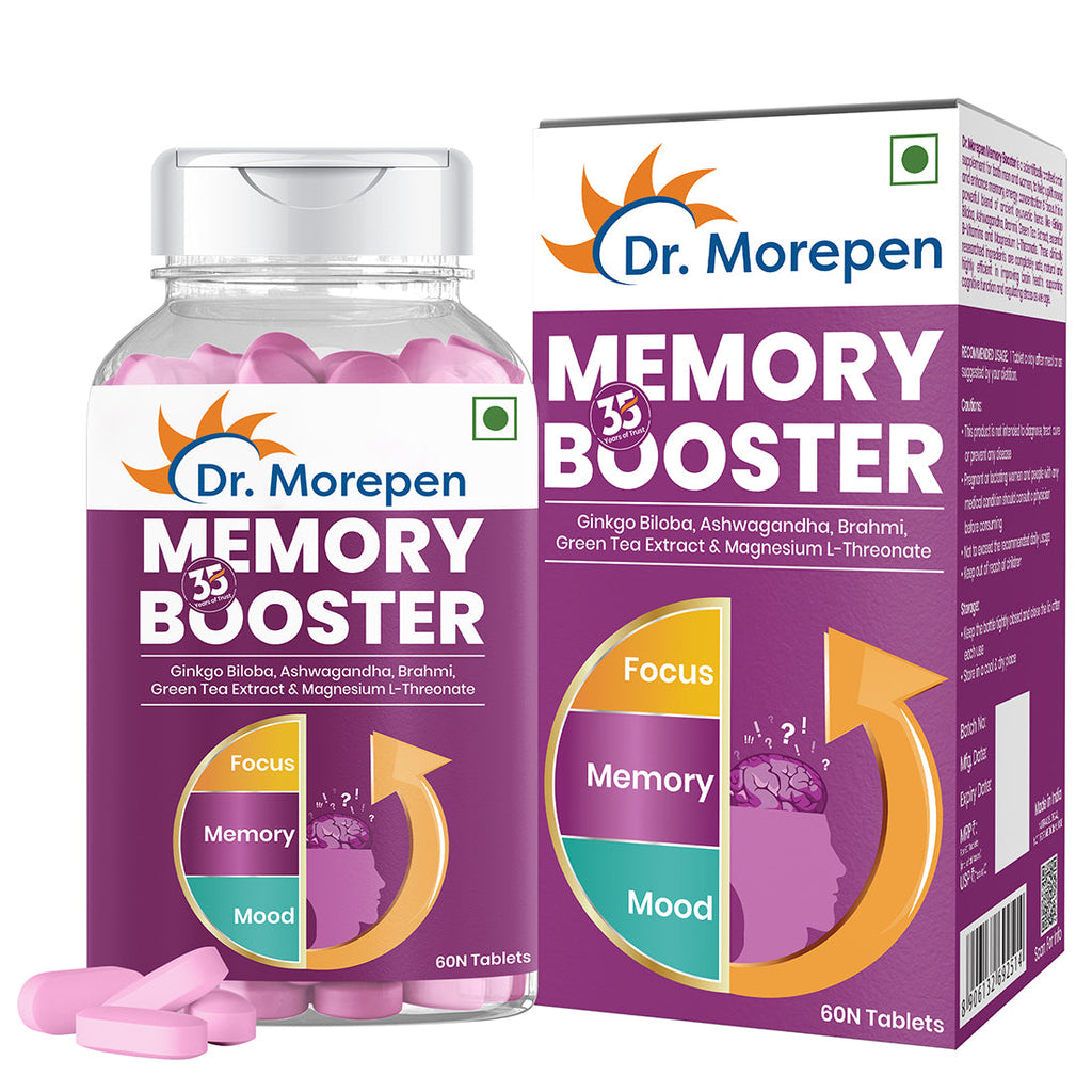 Dr. Morepen Memory Focus & Mood Tablets | Grocsy