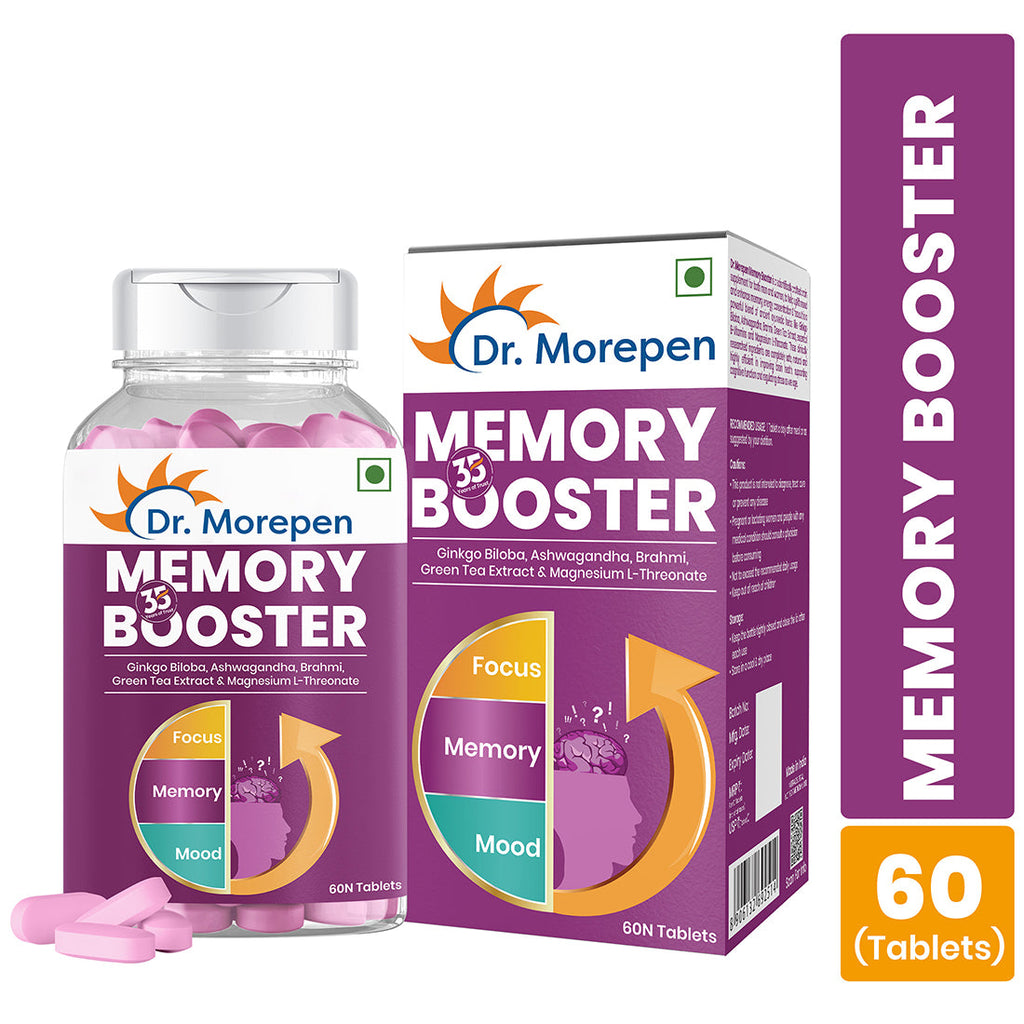 Dr. Morepen Memory Focus & Mood Tablets | Grocsy