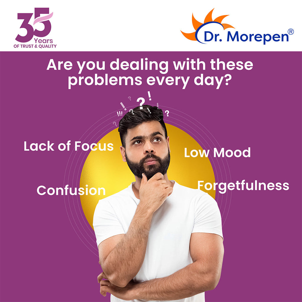 Dr. Morepen Memory Focus & Mood Tablets | Grocsy