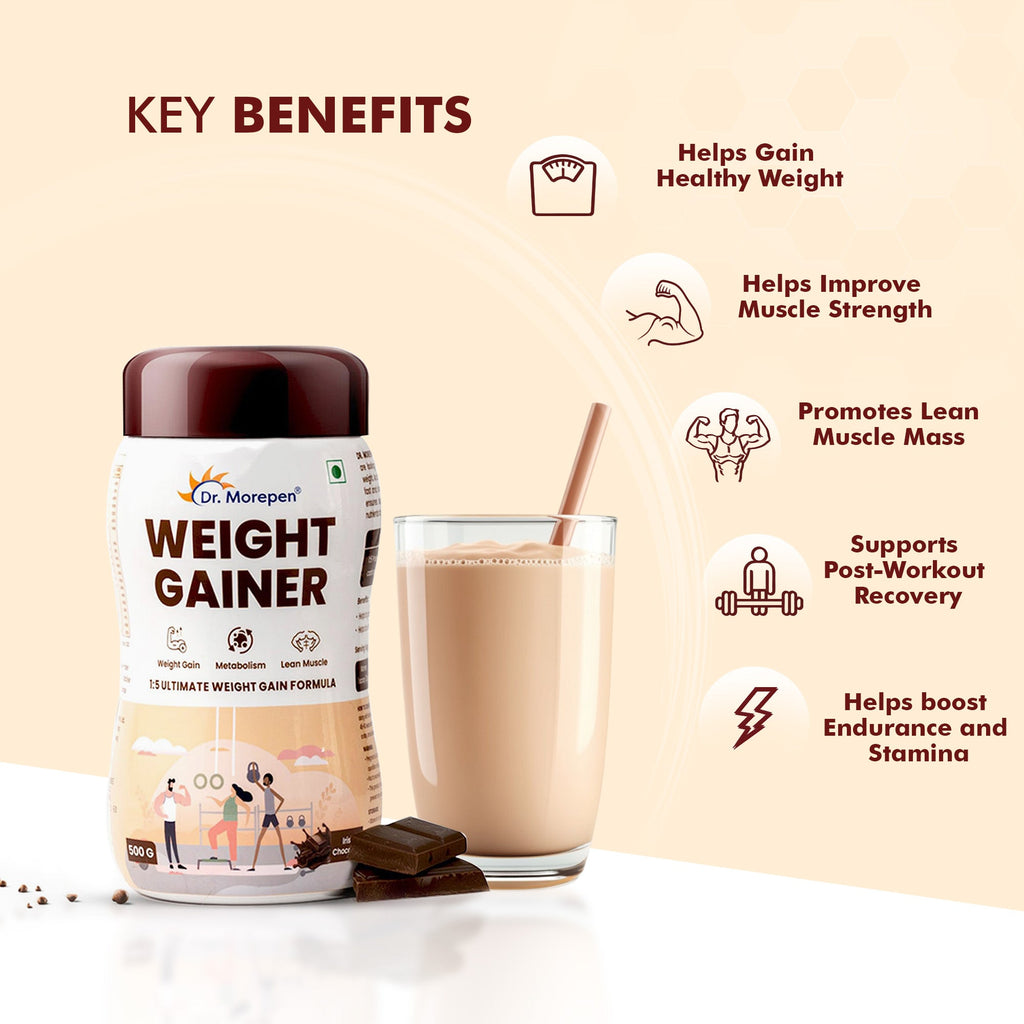 Dr. Morepen Weight Gainer - Chocolate Flavor | Grocsy