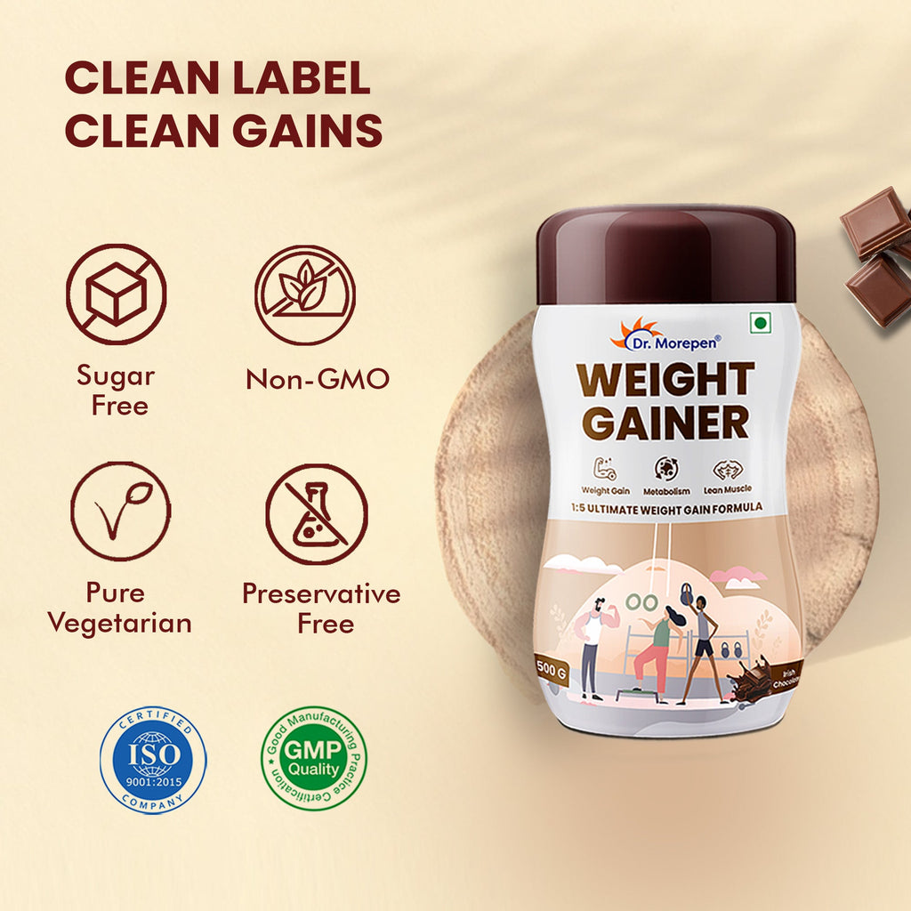 Dr. Morepen Weight Gainer - Chocolate Flavor | Grocsy