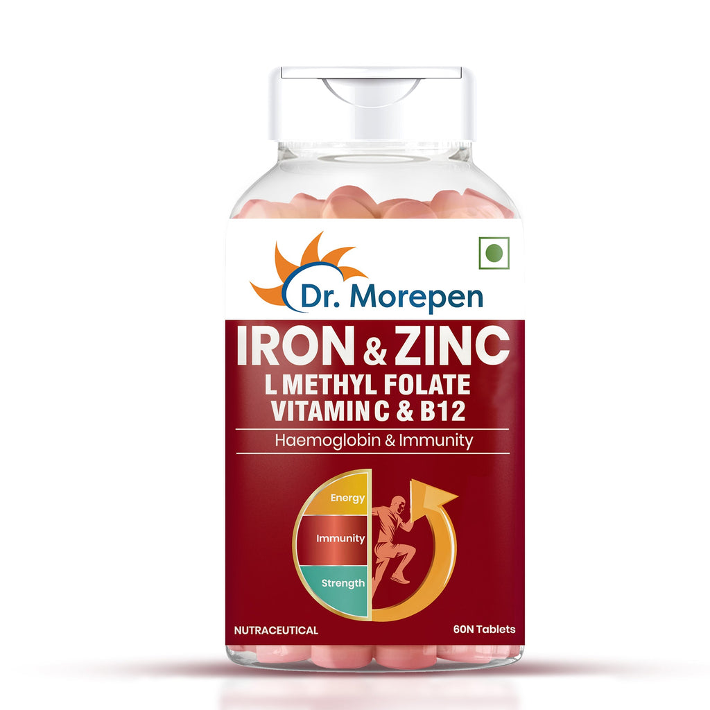 Dr. Morepen Iron & Zinc Tablets | Grocsy