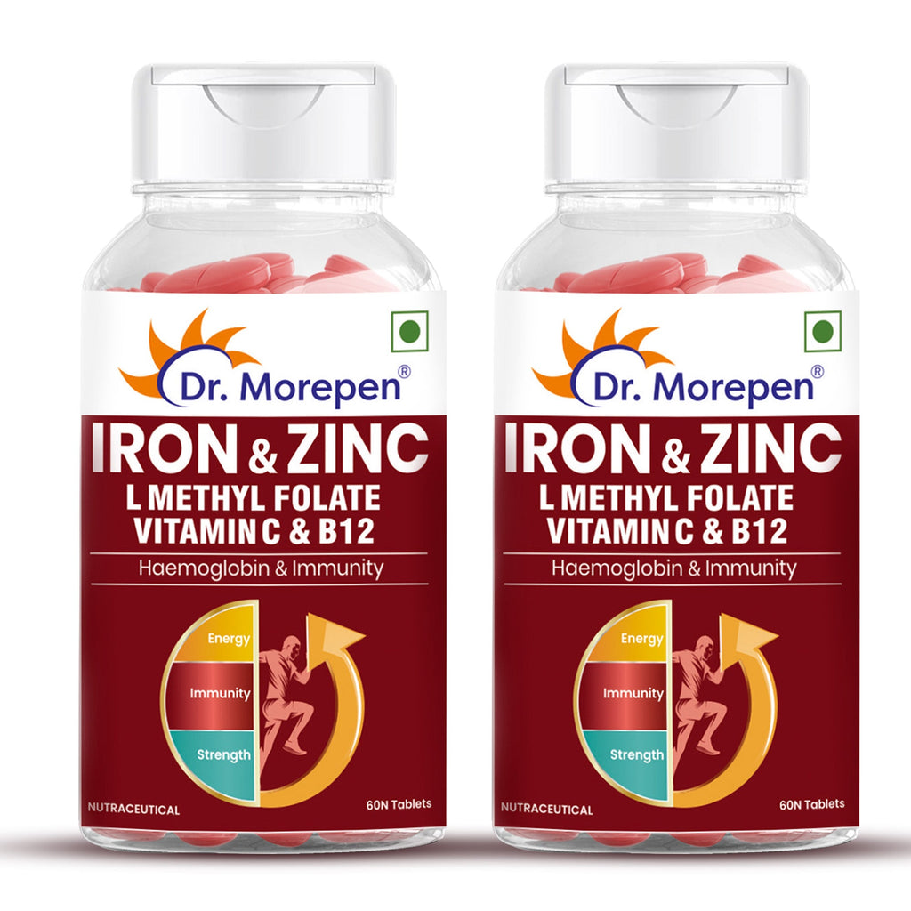 Dr. Morepen Iron & Zinc Tablets | Grocsy