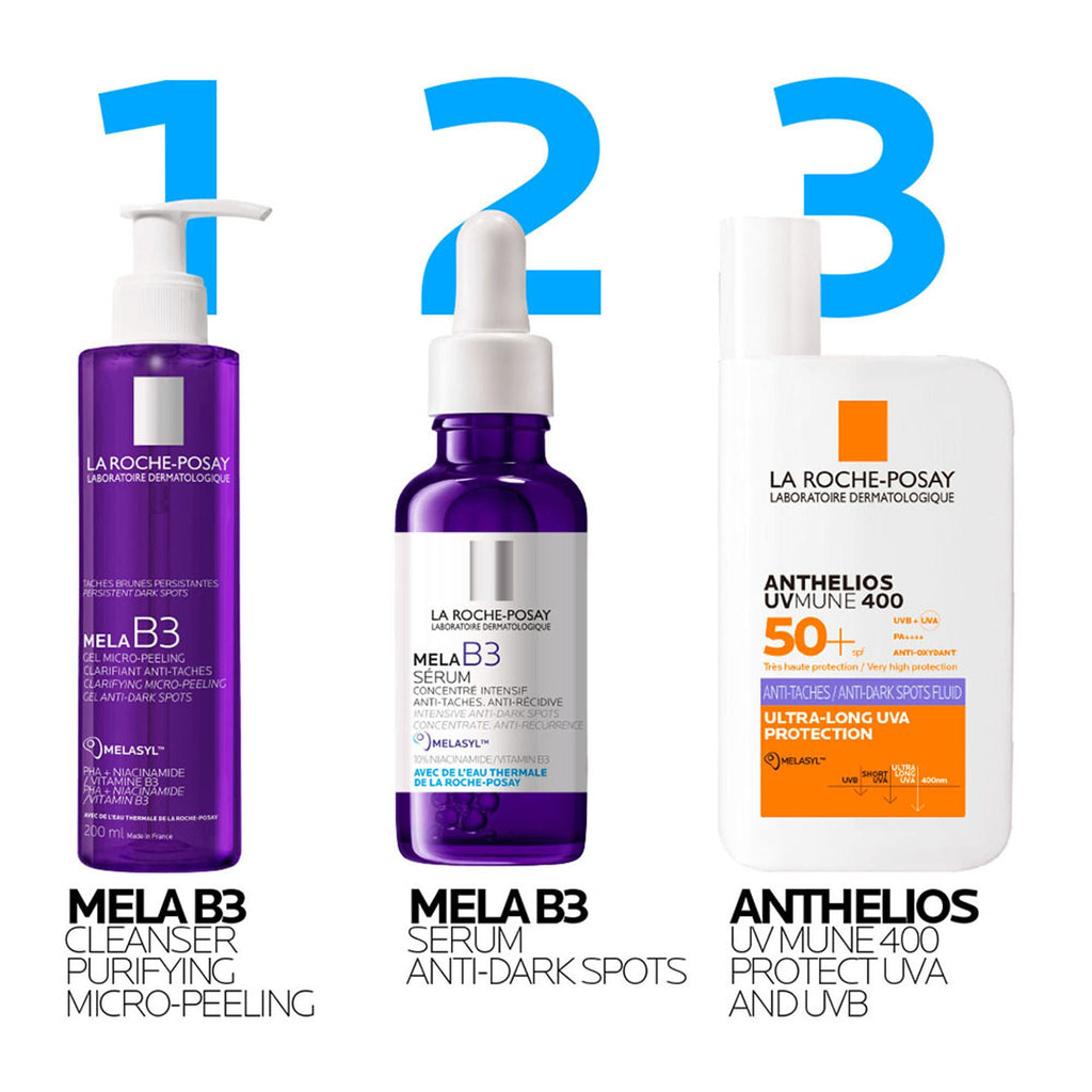 La Roche-Posay Mela B3 Serum, For Anti-Dark Spots & Pigmented Skin with Melasyl + 10% Niacinamide | Grocsy