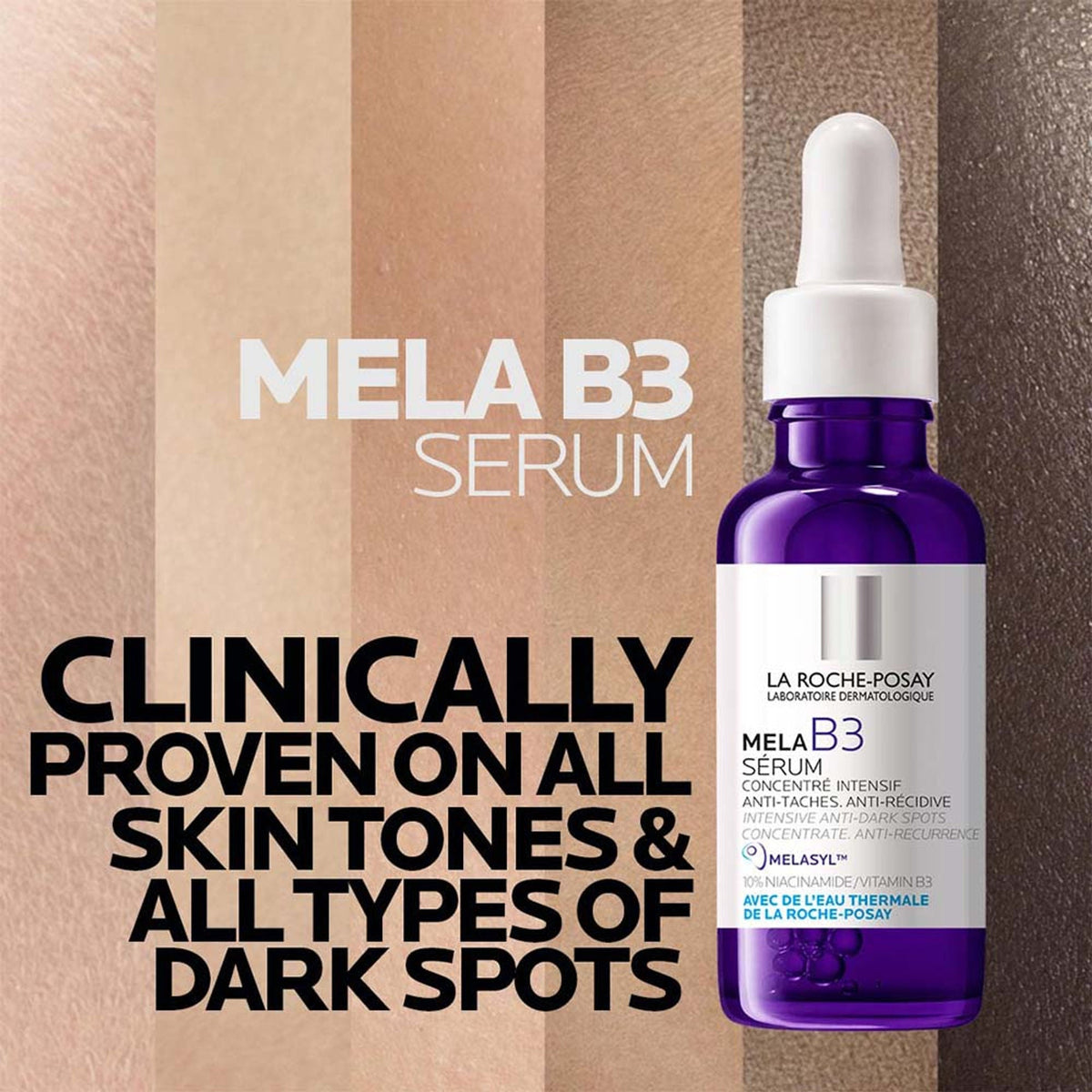 La Roche-Posay Mela B3 Serum, For Anti-Dark Spots & Pigmented Skin with Melasyl + 10% Niacinamide | Grocsy