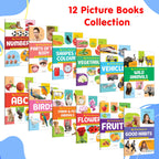 My First Picture Book Collection For Early Learning : Books For Children, Learning Picture Library For Kids, Toddler Book, Early Learning Book With 12 Topics | Grocsy