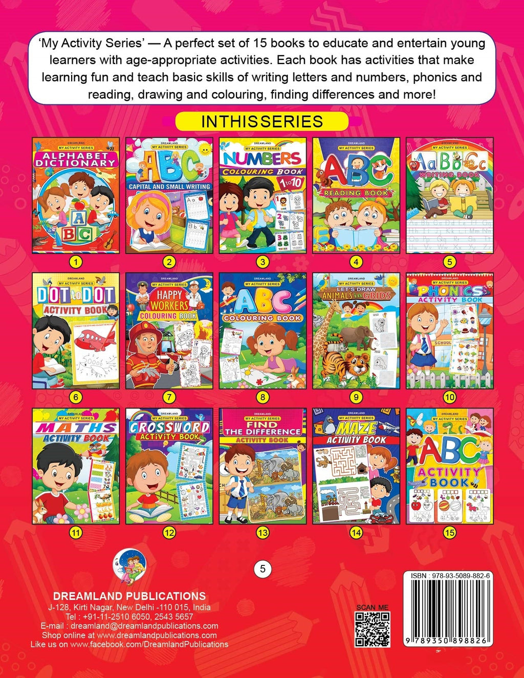 Dreamland My Activity- ABC Writing Book | Grocsy