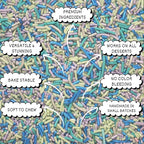 Confect Rainbow Sprinkles for Decoration 04 | Grocsy