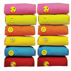 Bright Colour Multipurpose Smiley Pen Pencil Pouch Case | Grocsy