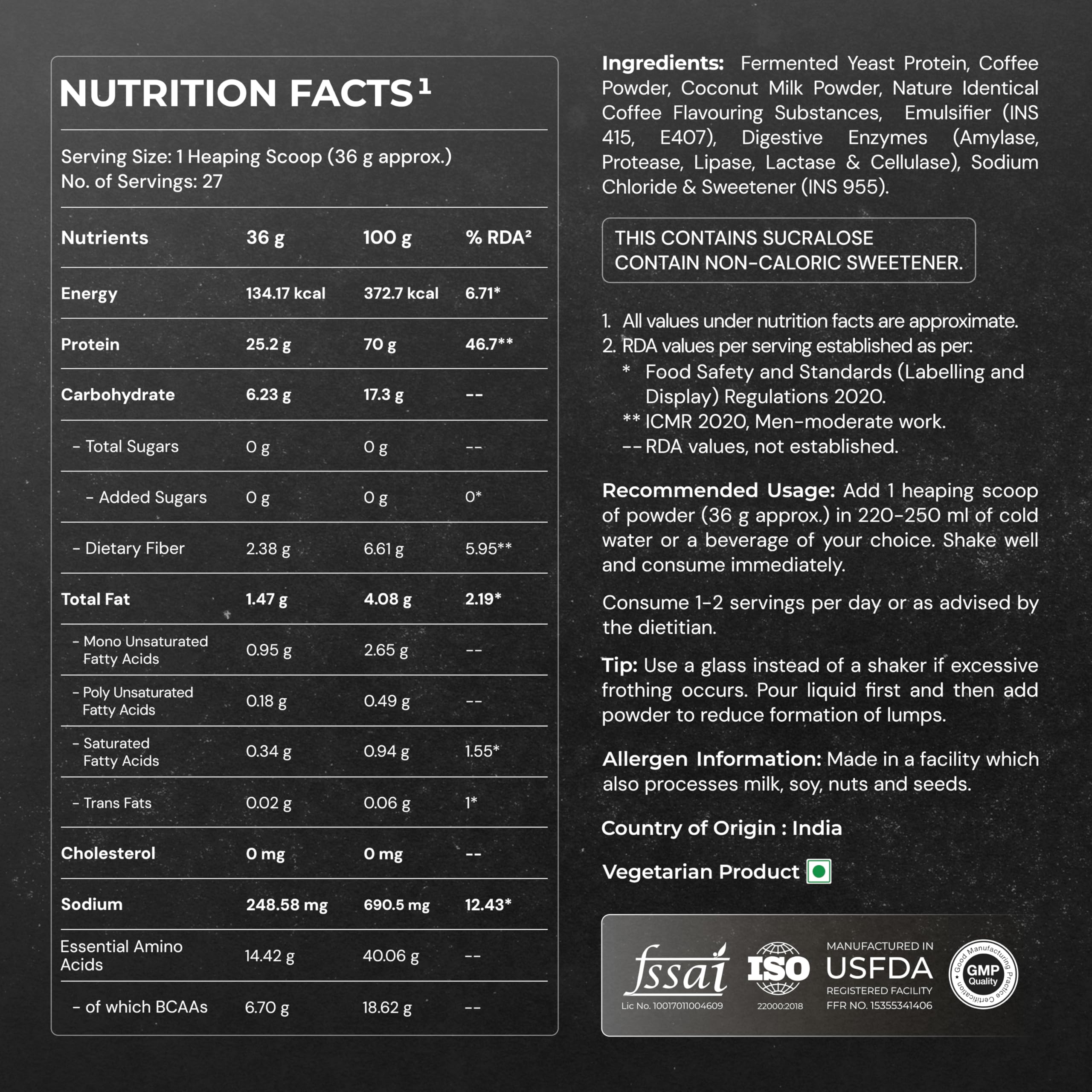 Nutrabay Yeast Protein Powder | Grocsy