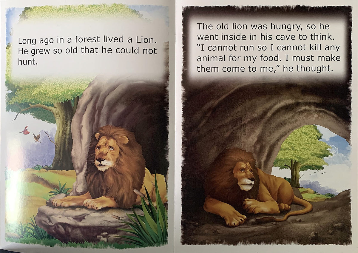 Value Stories.-The Sick Lion. | Grocsy