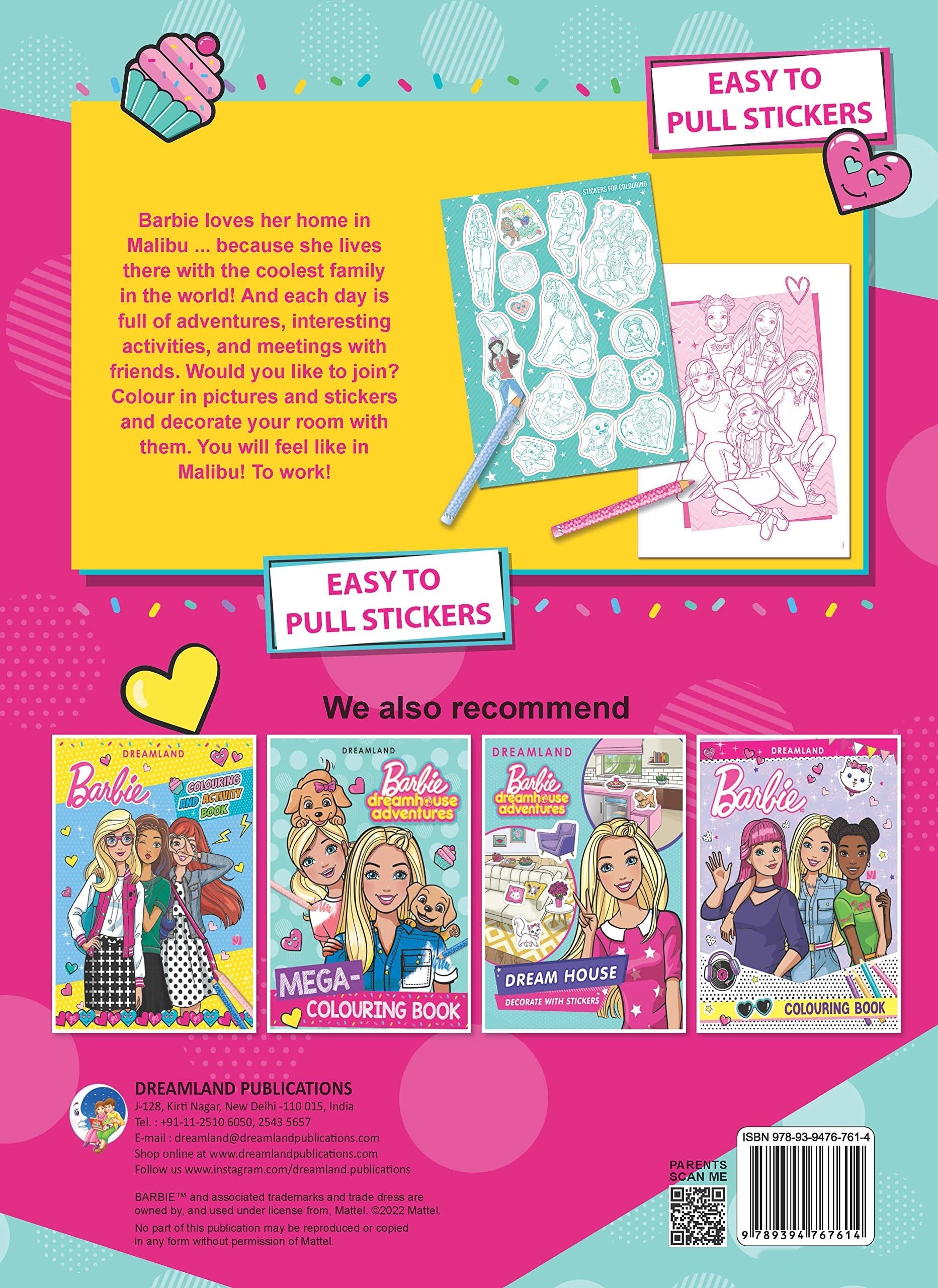 Dreamland Barbie Dreamhouse Adventures - Mega Colouring Book | Grocsy
