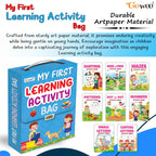 My First Learning Activity Bag : Educational Activity Books, Activity Bag For Early Learners, Kid'S Activity Bag Set-Ages 3-12, Mazes, Small Letters, Capital Letter And More | Activity Books | Grocsy