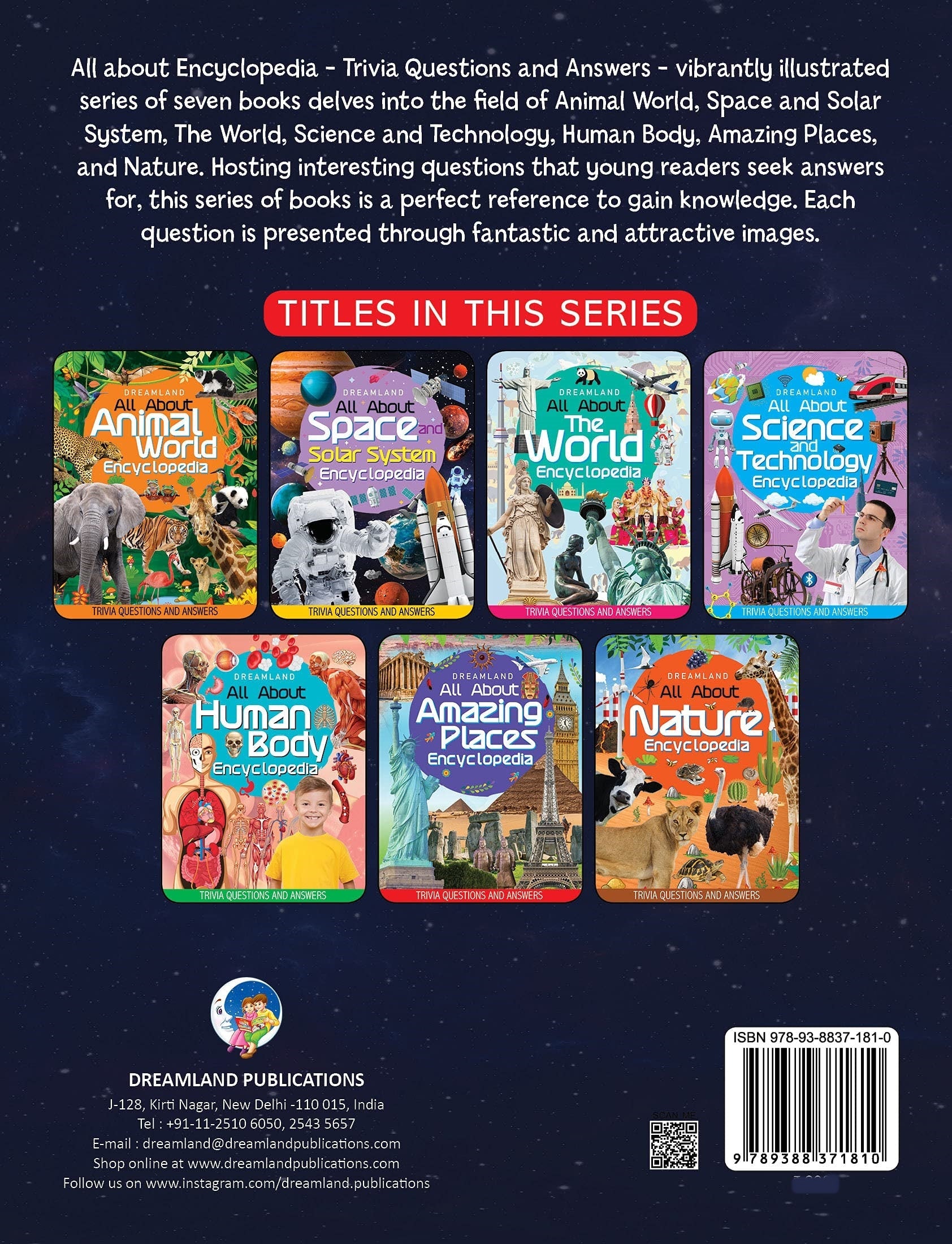Dreamland Space and Solar System Encyclopedia for Children Age 5 - 15 Years- All About Trivia Questions and Answers | Grocsy