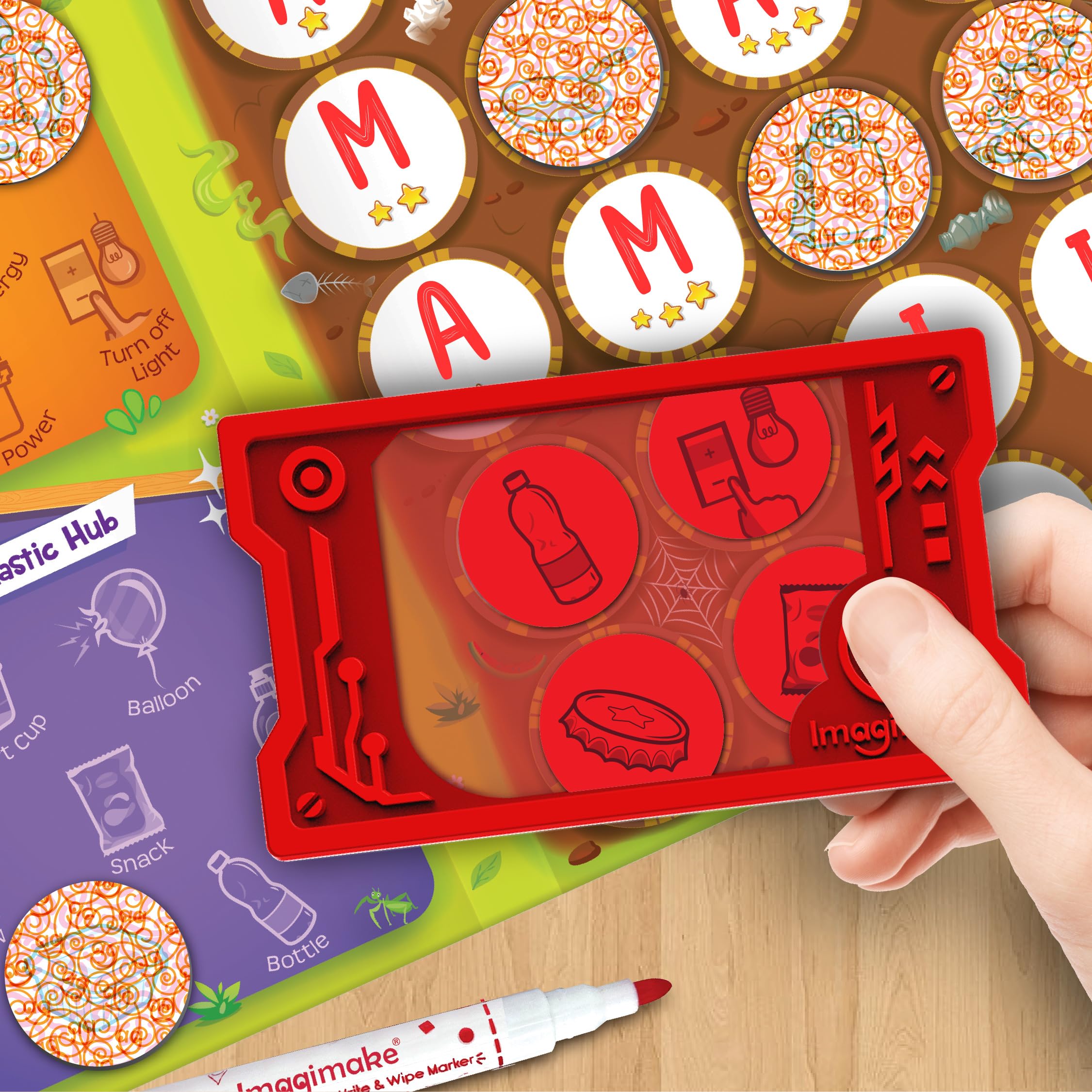 Imagimake Rescue Quest–Green Champions | Spin, Discover & Rescue Green Missions | Educational Fun Board Games for Friends & Family Night |Travel-Friendly Indoor Game |Gift for Kids Ages 5,6,7,8,9,10 | Grocsy
