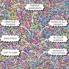 Confect Rainbow Sprinkles for Decoration 15 | Grocsy