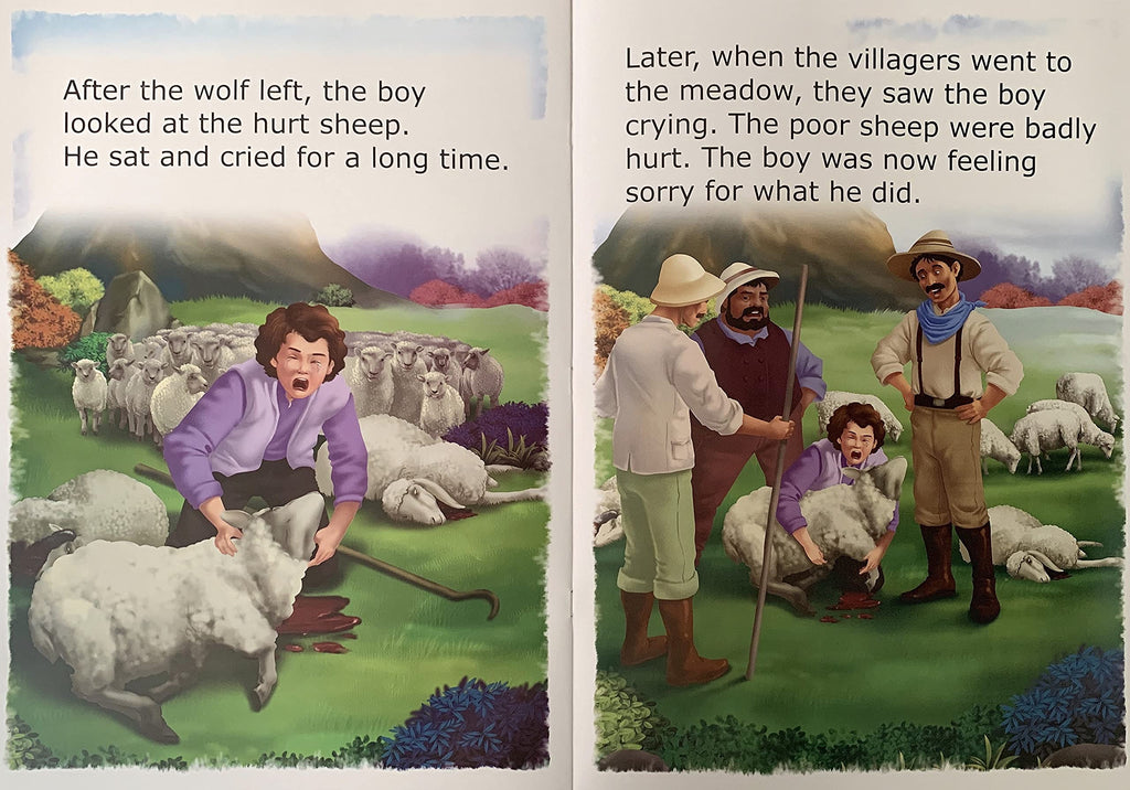 Value Stories.-The Boy Who Cried Wolf. | Grocsy