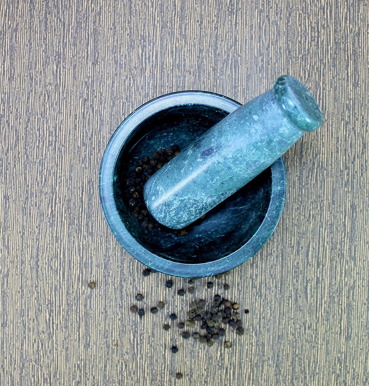 KLEO 4" Green Mortar and Pestle Set | Grocsy