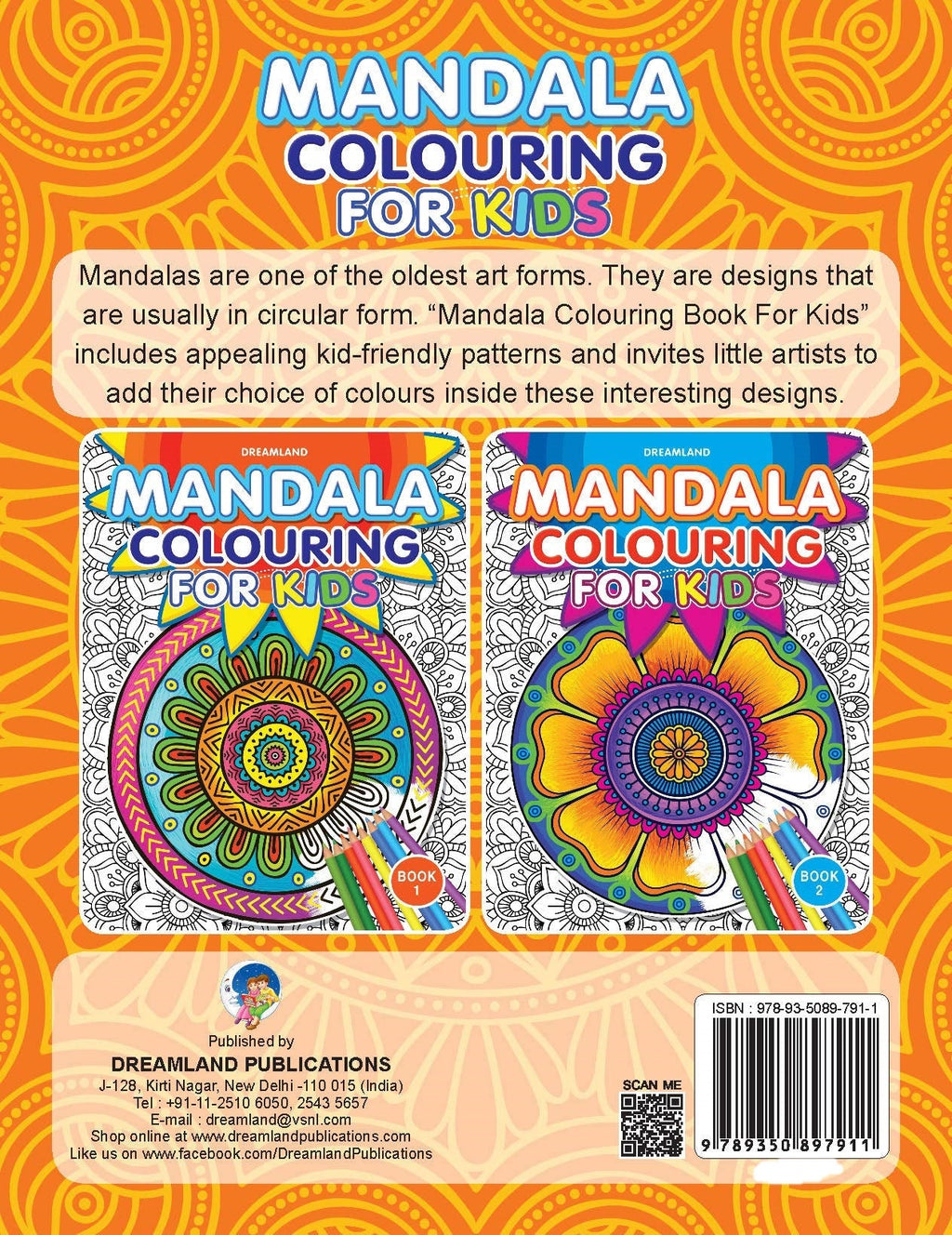 Dreamland Mandala Colouring for Kids- Book 1 | Grocsy