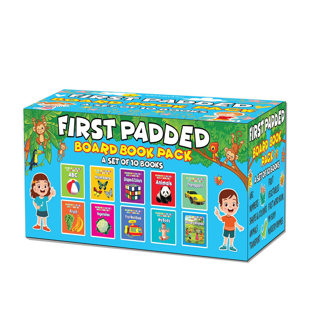 Dreamland First Padded Board Book - Gift Pack (10 Titles) | Grocsy