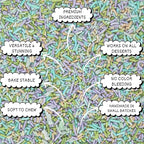 Confect Rainbow Sprinkles for Decoration 08 | Grocsy
