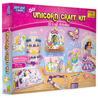 Imagimake Unicorn Craft Kit | 20+ Mess Free Activities | Bracelet Making Kit, Magnetic Board Princess Dress Up, Unicorn Stickers and More | 5,6,7,8 Year Old Girl Birthday Gift | Crafts for Girls 8-12 | Grocsy