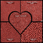 Confect Sprinkles for Cakes & Cupcakes Decoration | USP-20(Copper) | Grocsy